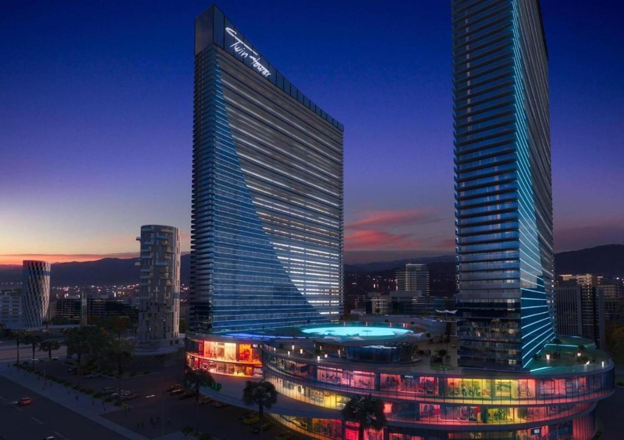 Delux Sea View Aparthotel In Orbi City Батуми Екстериор снимка