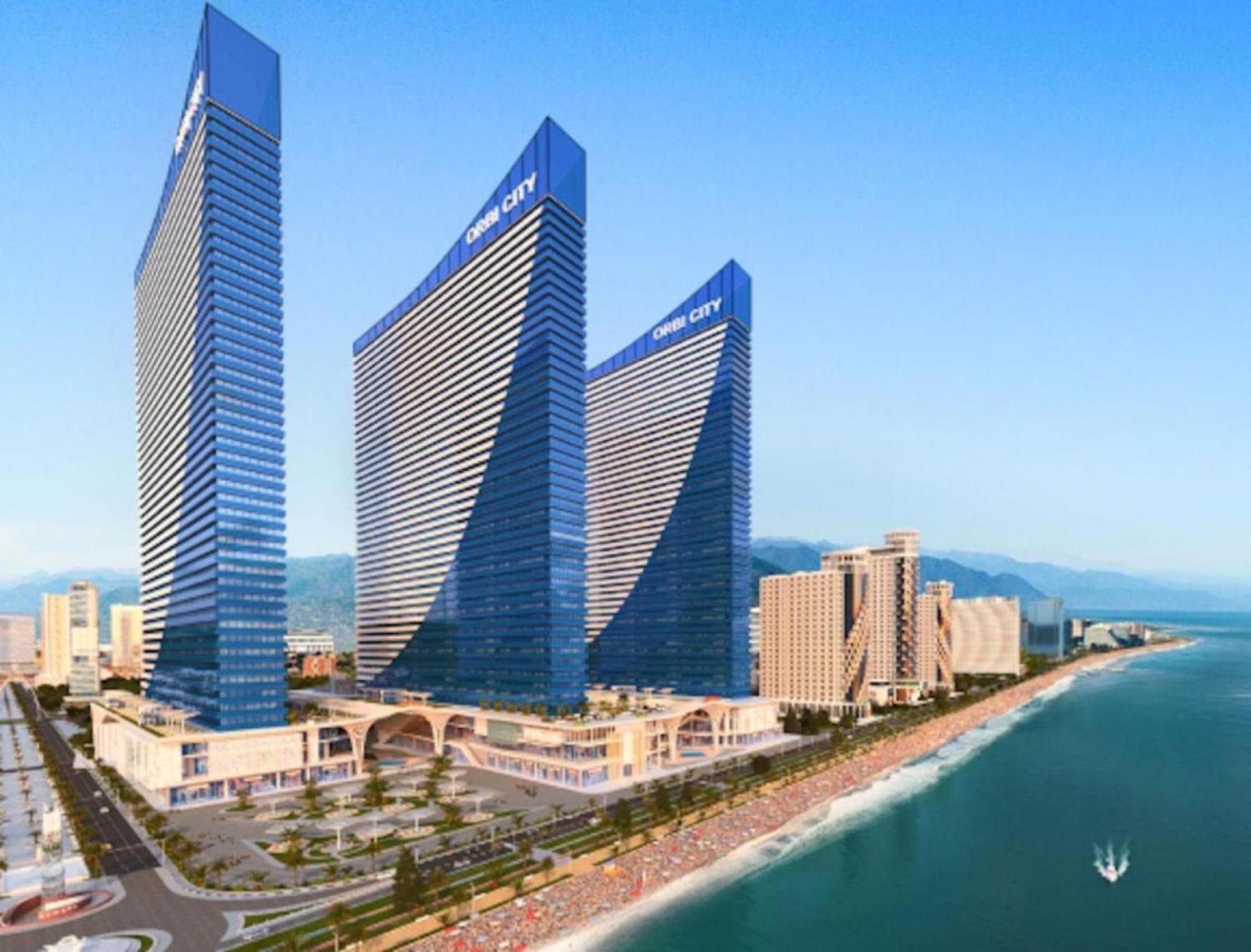 Delux Sea View Aparthotel In Orbi City Батуми Екстериор снимка